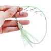 Octopus-shaped Luminous Fishing Bait Lure with 5 Barbed Hooks / Beads / Steel Wire