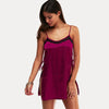 Sexy Spaghetti Strap Lacework Soft Dressing Gown for Women