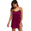 Sexy Spaghetti Strap Lacework Soft Dressing Gown for Women