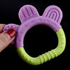 BOBEIELEPHANT Candy Color Silicone Teething Pacifier Babies Teether