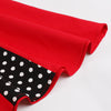 Midi Polka Dot Prom Rockabilly Swing Vintage Prom Dresses