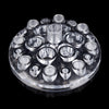 Transparent Plastic Round Tattoo Machine Rack Pigment Ink Cup Holder