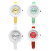 MINGZAN 6213 Female Quartz Watch Daily Water Resistance Slender Leather Band Wristwatch