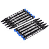 STA Multifunction Small Permanent Pen Highlighter with 4 Colors for Mark Painting Drawing
