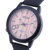 MILER 83125 Unisex Quartz Watch Leather Band Luminous Pointer Daily Water Resistance Wristwatch