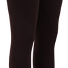 Stylish High Waist Pure Color Sheath Women Warm Bottom Pants
