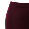 Stylish High Waist Pure Color Sheath Women Warm Bottom Pants