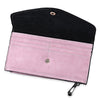Guapabien Simple Style Pure Color Frosted Envelope Purse for Women