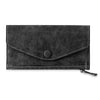 Guapabien Simple Style Pure Color Frosted Envelope Purse for Women