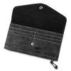 Guapabien Simple Style Pure Color Frosted Envelope Purse for Women