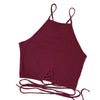 Strappy Solid Color Tank Top
