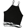 Strappy Solid Color Tank Top