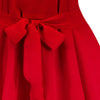 Retro Sleeveless Belted High Waisted Swing Dress