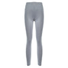 Brief Mid Waist Faux Leather Pants for Women