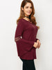 V Neck Lace-Up Flare Sleeve Loose T-Shirt