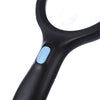 2X 5X High Brightness 10 LEDs Handheld Magnifier Magnified Tool