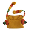 Funny Cartoon Color Block Pom Pom Hat for Babies