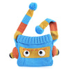 Funny Cartoon Color Block Pom Pom Hat for Babies