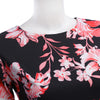 Vintage Style Round Collar Sash Waist A-line Floral Dress for Women