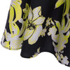 Vintage Style Round Collar Sash Waist A-line Floral Dress for Women