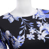 Vintage Style Round Collar Sash Waist A-line Floral Dress for Women