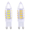 Lightme 10PCS G9 AC 110V 3W SMD 2835 LED Bulb with 51 LEDs