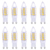 Lightme 10PCS G9 AC 110V 3W SMD 2835 LED Bulb with 51 LEDs
