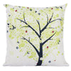 45 x 45CM Season Life Tree Cushion Cover Cotton Linen Pillow Case Home Decoration