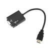 LWM 1080P HDMI Male to VGA Female Video Converter with Audio Cable