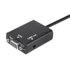 LWM 1080P HDMI Male to VGA Female Video Converter with Audio Cable