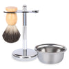 Men Classic Premium Alloy Beard Cream Shaving Soap Bowl for Badger Hair Brush