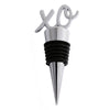 Letter Shaped Design Zinc Alloy Wine Preserver Sealed Bottle Stopper