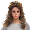 Fashion Coffee Black Big Wave Long Curls Carnival Party Wig