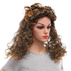 Fashion Coffee Black Big Wave Long Curls Carnival Party Wig