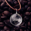 Glass Ball Dandelions Necklace