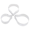 3pcs Flower Petal Stainless Steel Sugarcraft Cake Cutter Baking Mold