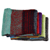 Casual Color Block Rainbow Design Ladies Warm Knitted Scarf