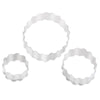 3pcs Carnation Flower Stainless Steel Sugarcraft Fondant Cake Cutter Baking Mold
