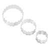 3pcs Carnation Flower Stainless Steel Sugarcraft Fondant Cake Cutter Baking Mold
