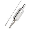 22mm Stainless Steel Tattoo Grip Tube with Large Flat Needles