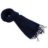 Stylish Pure Color Tassel Design Ladies Warm Scarf