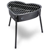 Magicook BBQ Heart-shaped Stainless Steel Grill with Charcoal Net