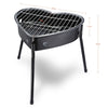 Magicook BBQ Heart-shaped Stainless Steel Grill with Charcoal Net