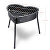 Magicook BBQ Heart-shaped Stainless Steel Grill with Charcoal Net
