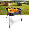 Magicook BBQ Heart-shaped Stainless Steel Grill with Charcoal Net
