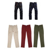 Casual Pure Color Oversize Multi-pocket Male Straight Pants