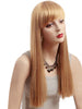Long Oblique Bang Fluffy Silky Straight Synthetic Wig