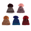 Chic Pom Pom Embellished Knitted Hat for Child