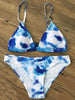 Tie-Dyed Spaghetti Strap Bathing Suit