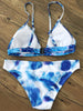 Tie-Dyed Spaghetti Strap Bathing Suit